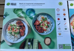 HelloFresh tilberedning af opskrift forside